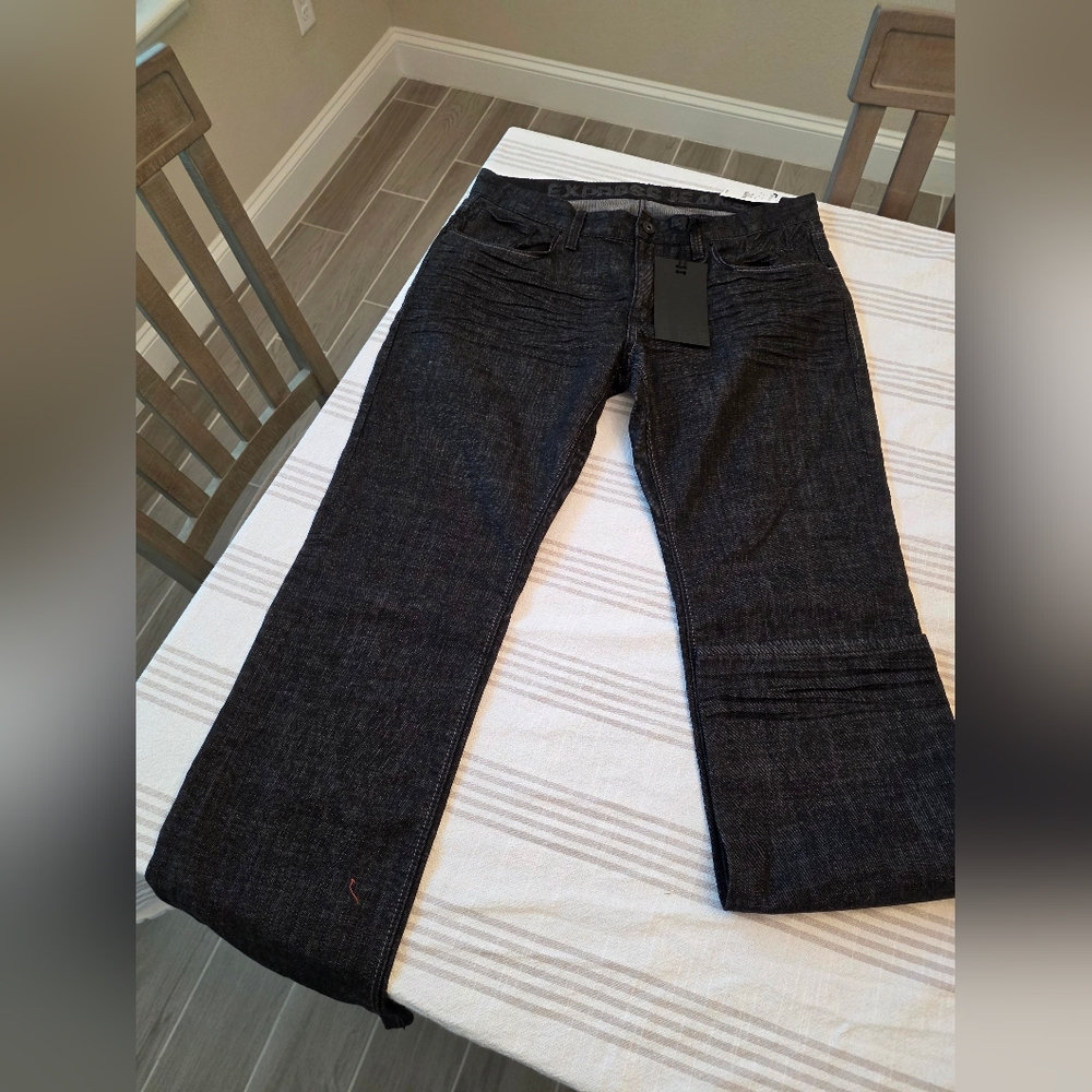 Express Charcoal Denim Jeans